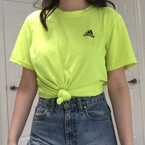 Neon Yellow Adidas T-Shirt!